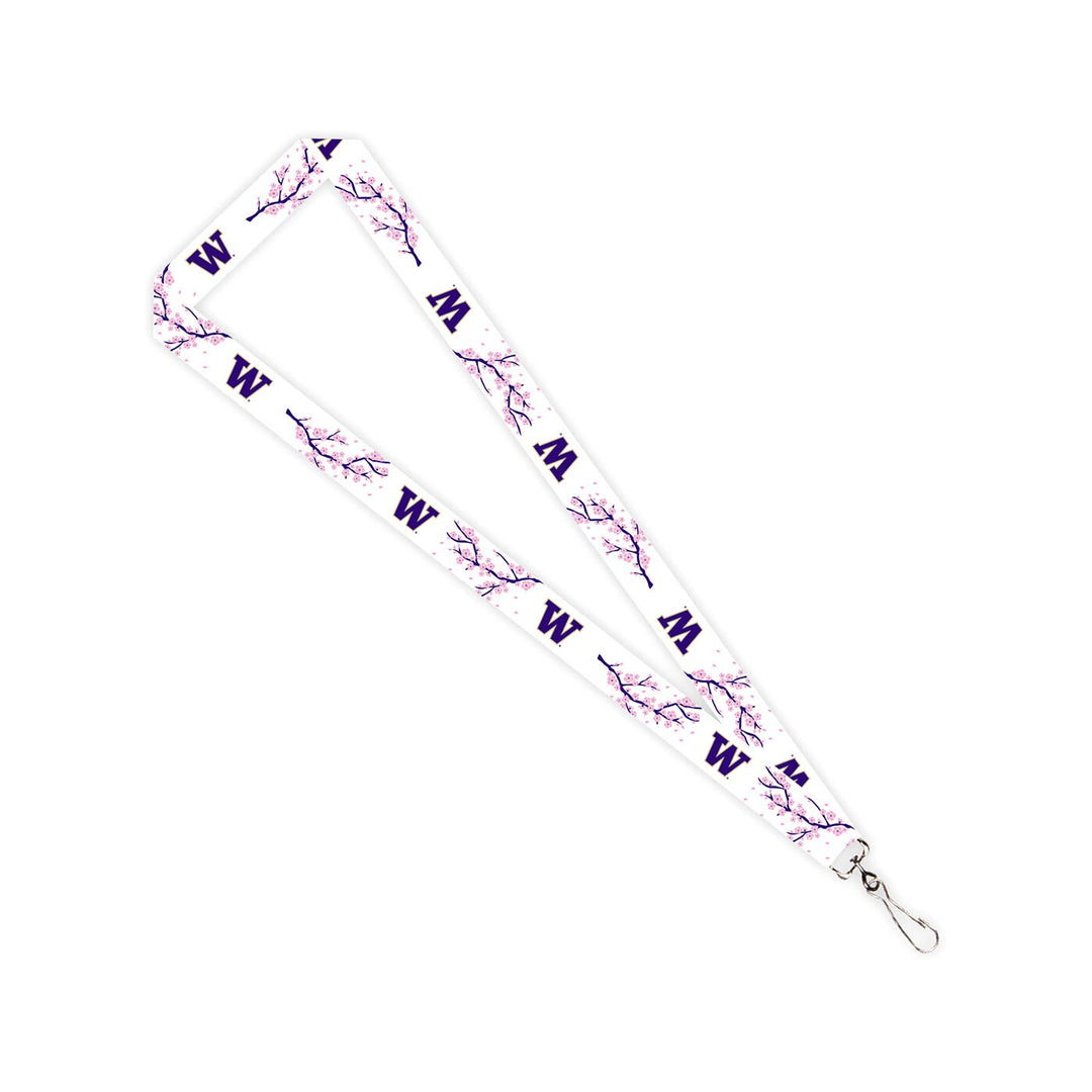 Neil W Cherry Blossom Branches Lanyard