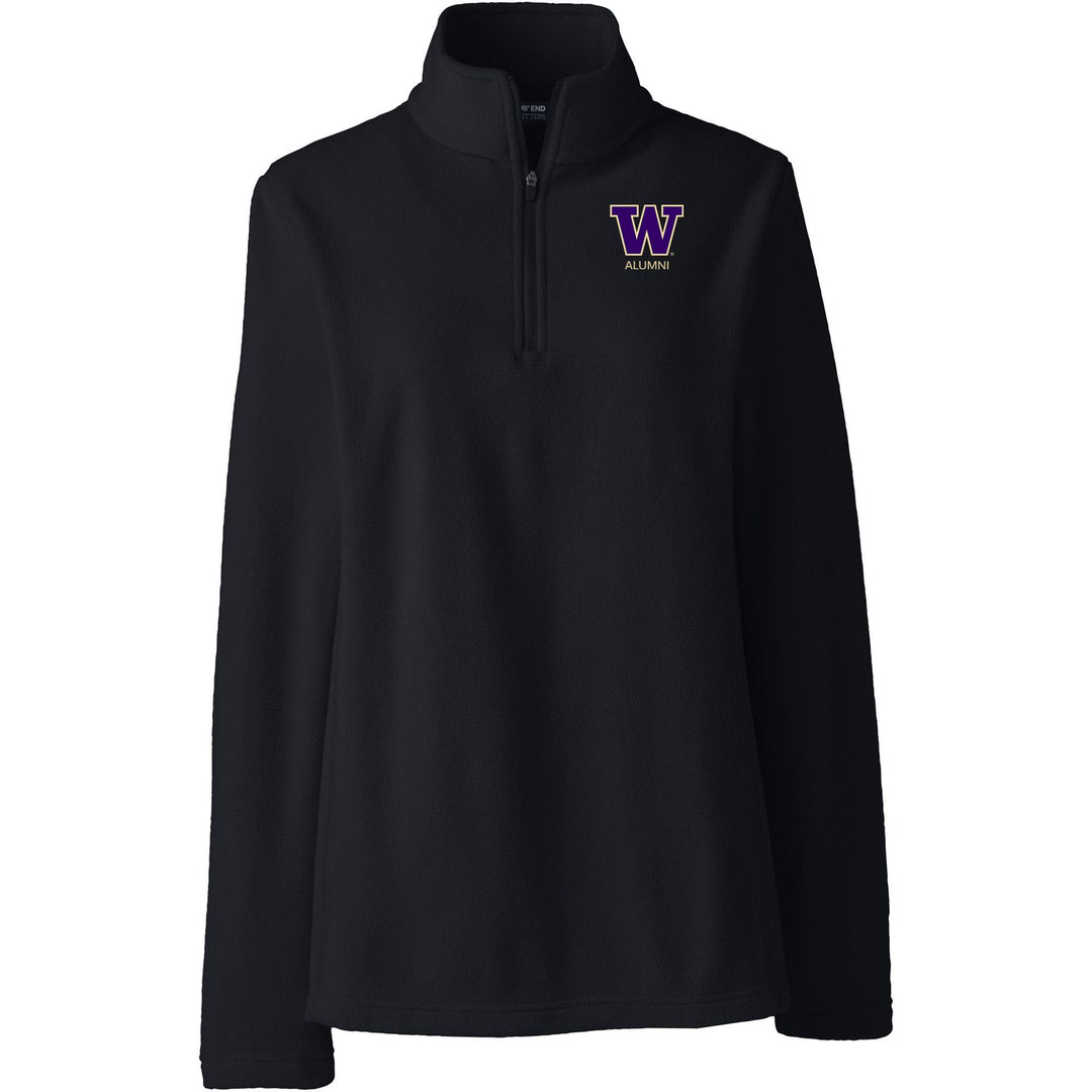 Lands' End Women's UW Alumni ThermaCheck Fleece Quarter Zip