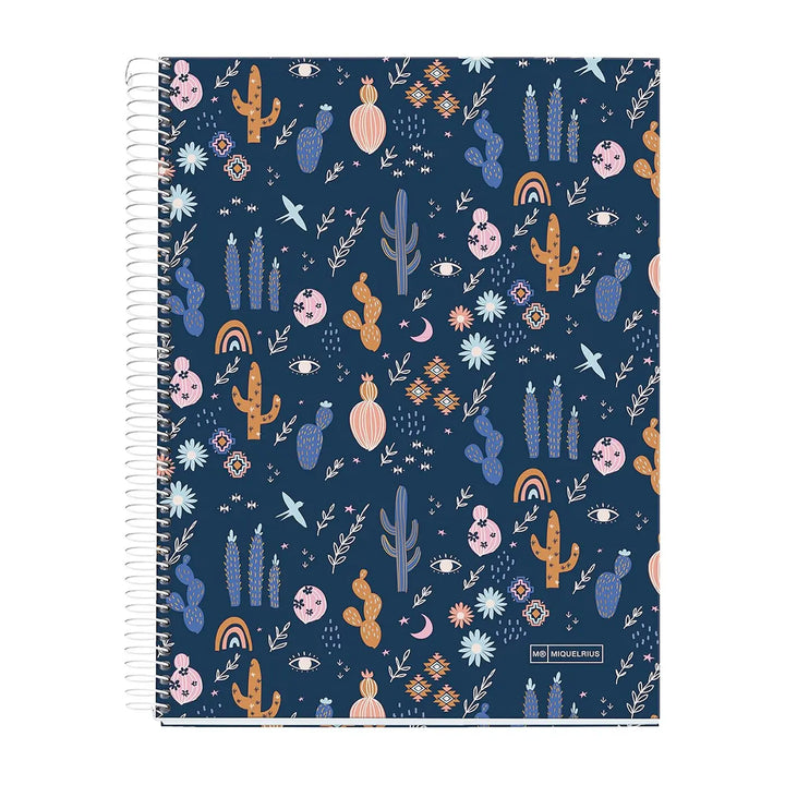 Miquel Rius Fashion Desert 4 Subject Lined Spiral Notebook 120ct