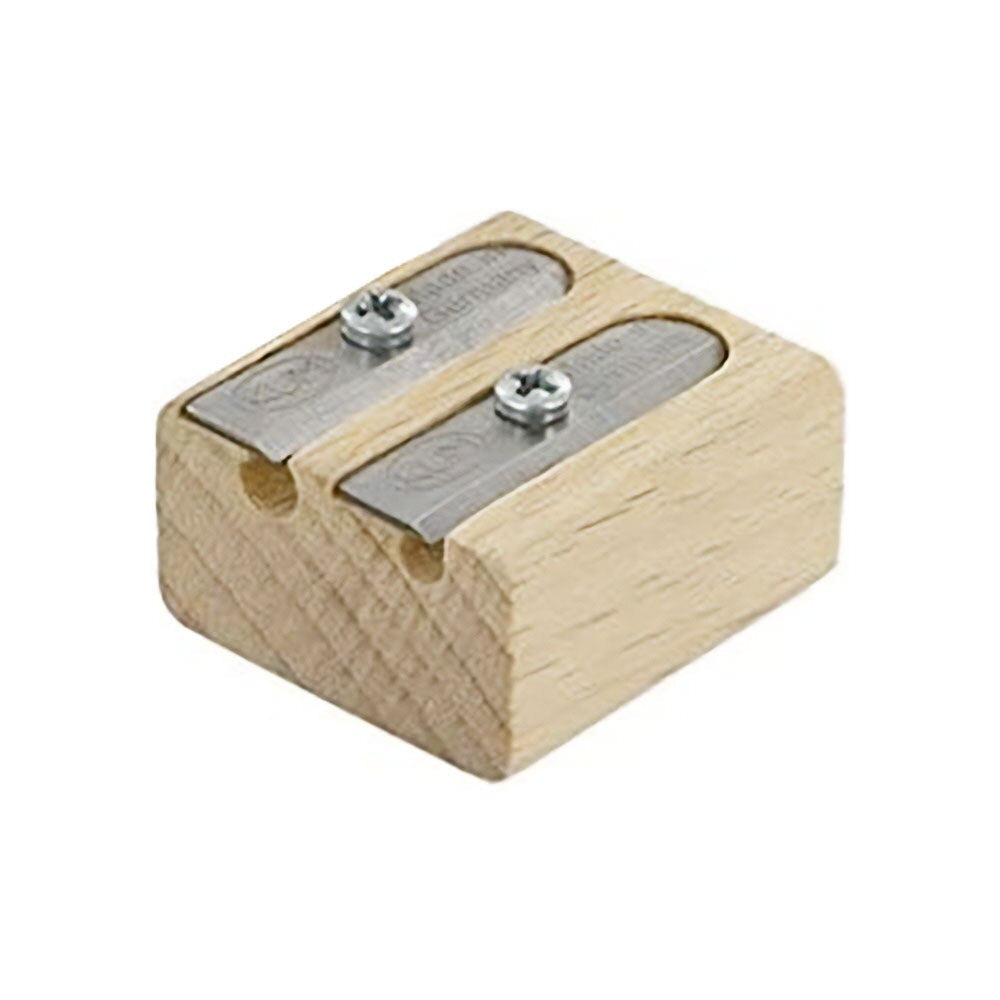 KUM Wooden 2 Hole Sharpener