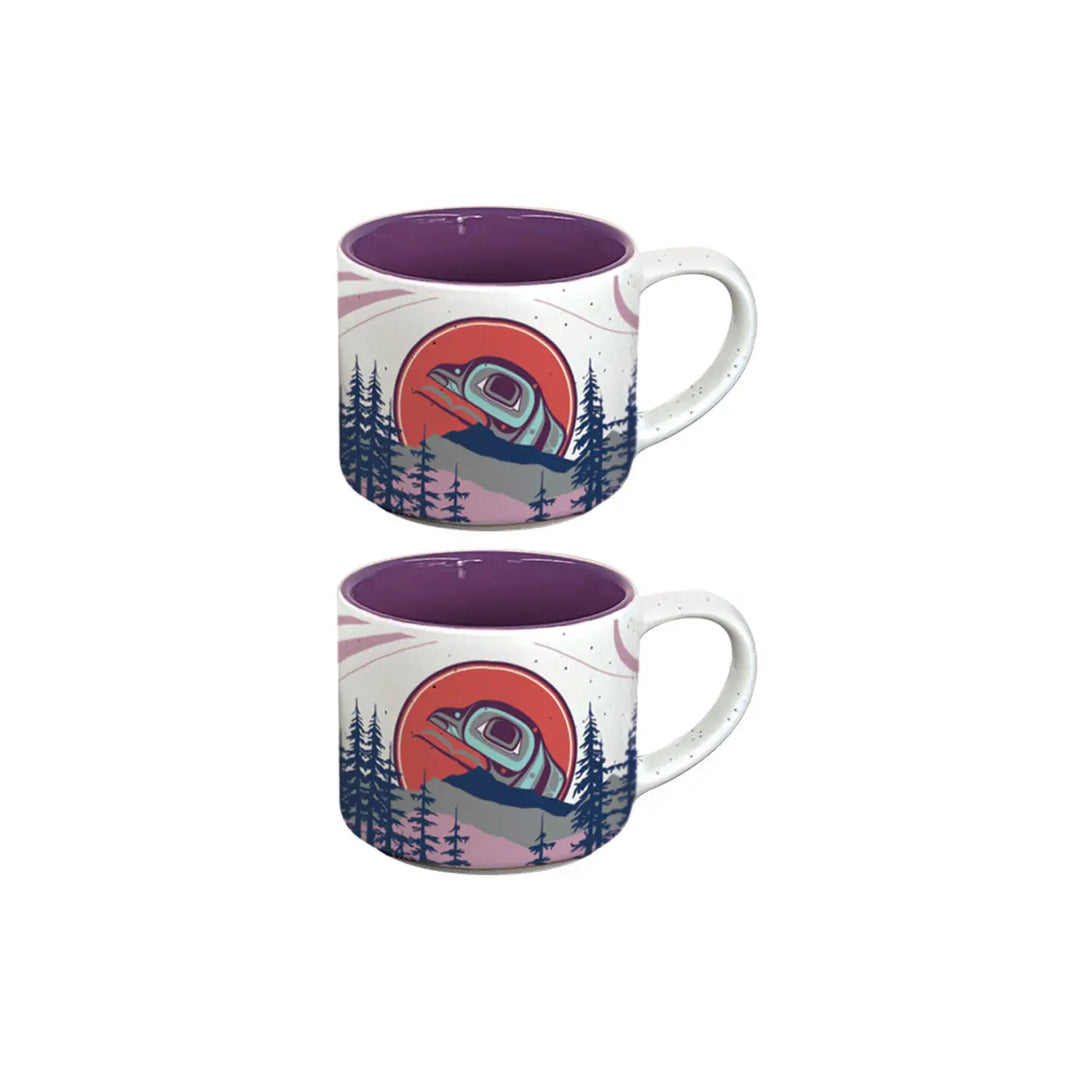 Native Northwest The Light Keeper Ceramic Espresso Mugs Set of 2