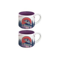Photo of Native Northwest The Light Keeper Ceramic Espresso Mugs Set of 2.