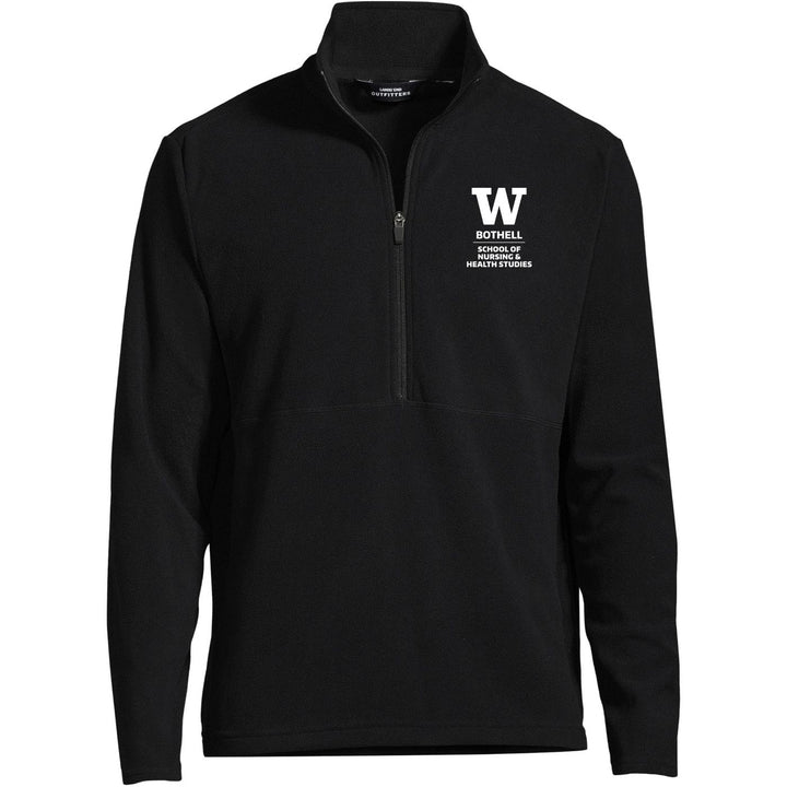 Lands' End Men's UW Bothell Nursing & Health Studies Thermacheck Fleece Quarter Zip