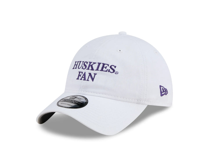 New Era Women's White Huskies Fan 9Twenty Adjustable Hat