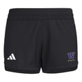 adidas Women's Washington Huskies Icon D4T Woven Shorts 3" thumbnail