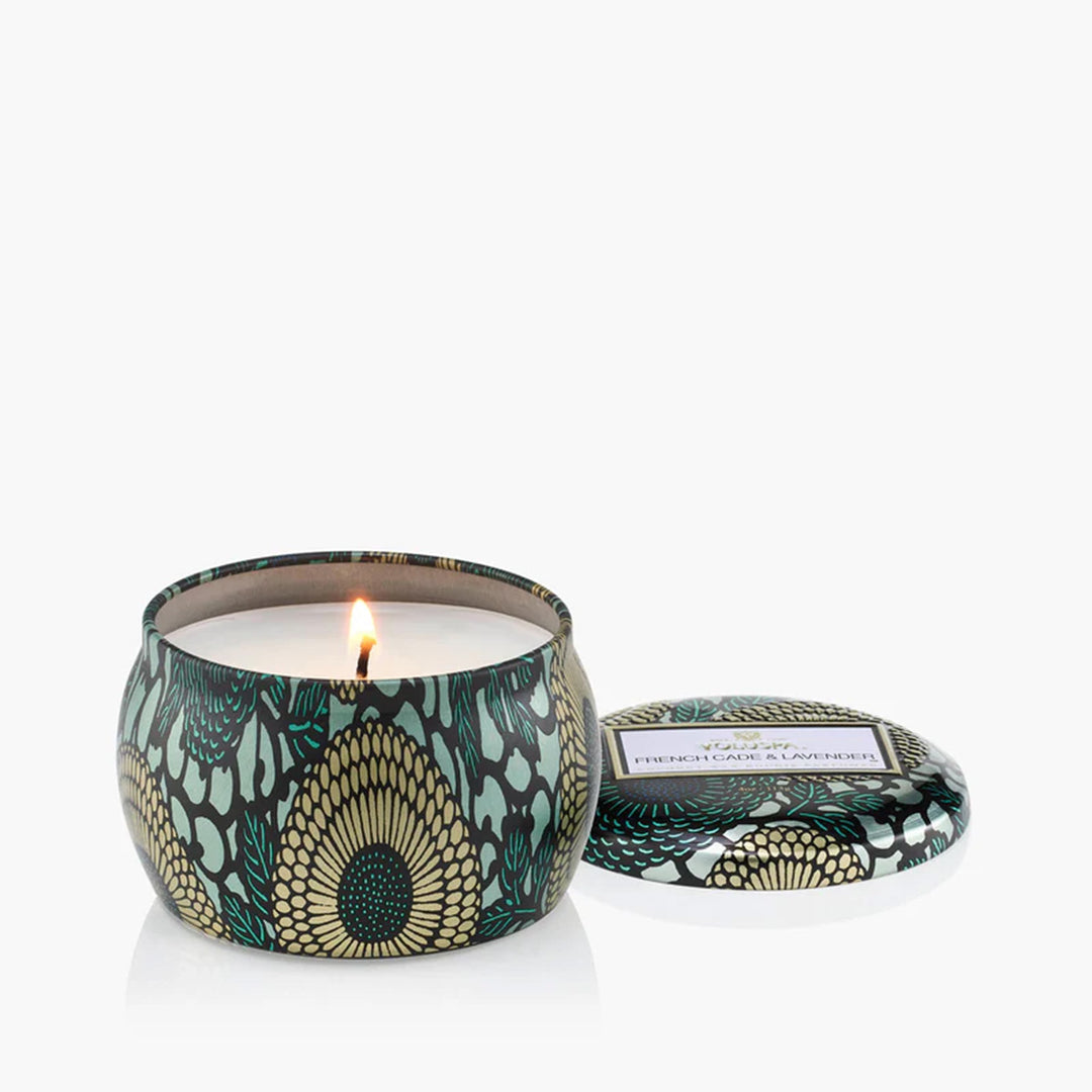 Voluspa French Cade Lavender Mini Tin Candle