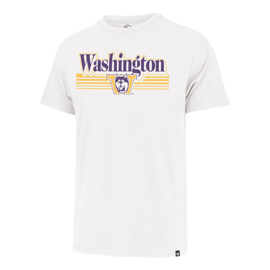 47 Brand Men's Washington Huskies Vault Dog Script Fade Franklin Tee