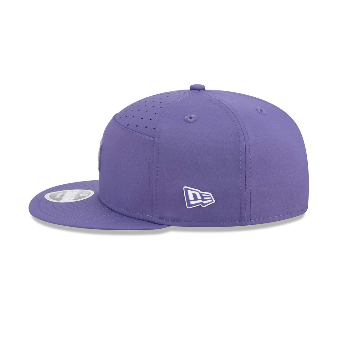 New Era 2025 Sideilne Purple 950 Split Panel Silicone Patch Adjustable Hat