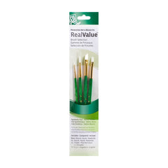 Photo of Princeton RealValue White Taklon Brush Set4pk.