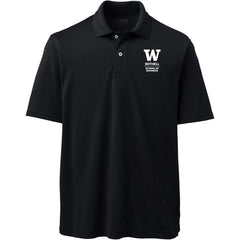 Photo of Lands' End Men's UW Bothell School of Business Flex Pique Polo.