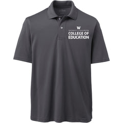 Photo of Lands' End Men's UW College of Education Flex Pique Polo.