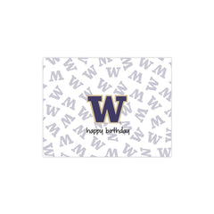 Photo of SayangNari White W Allover Happy Birthday Greeting Card.