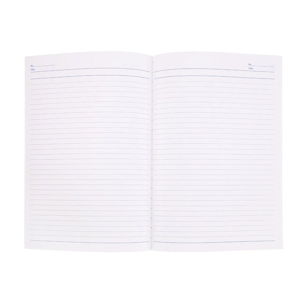 Apica Navy CD15 7" x 10" Lined Notebook 34ct