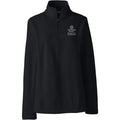 Lands' End Women's UW Information School Thermacheck Fleece Quarter Zip Black thumbnail