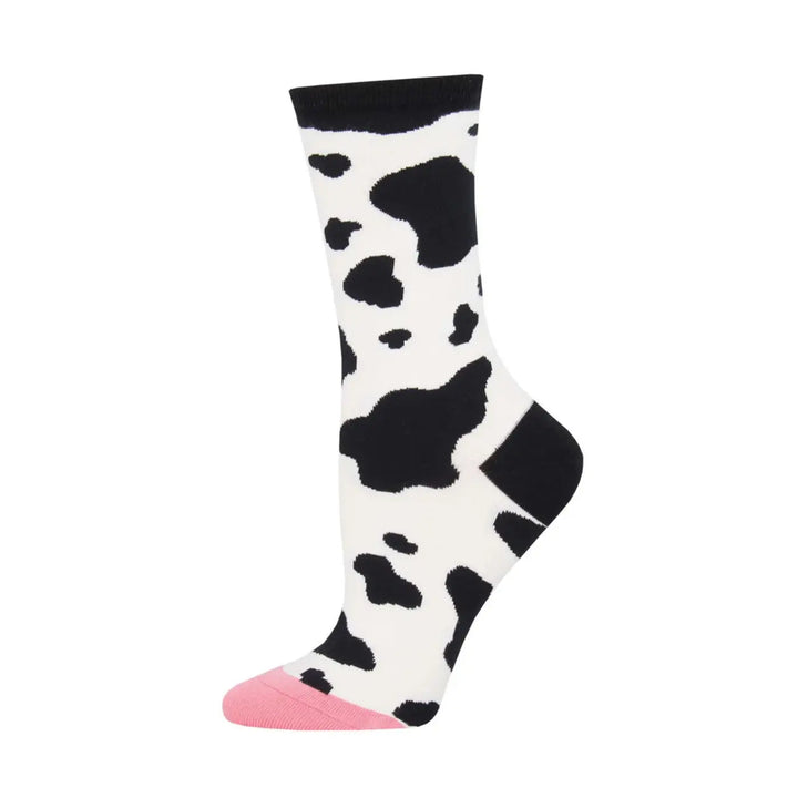 Socksmith White Moooo! Women's Socks
