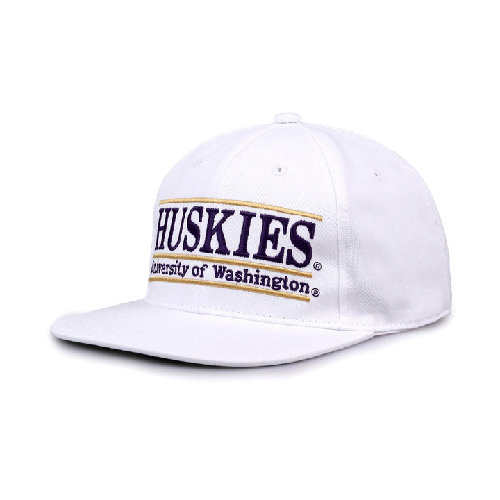 The Game White Huskies Bar Design Snapback Hat