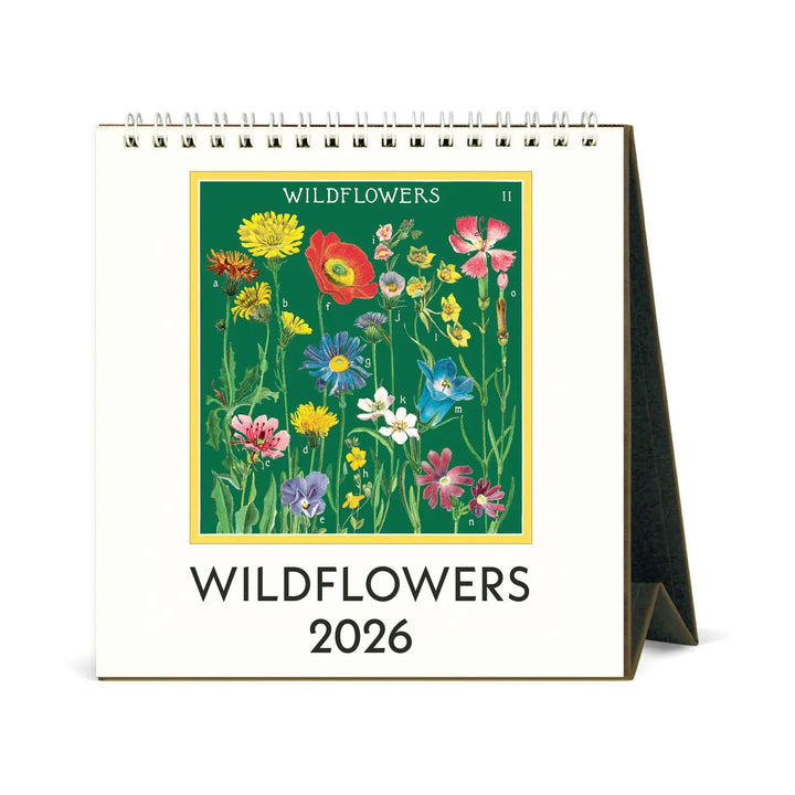 Cavallini Wildflowers 2026 Desk Calendar