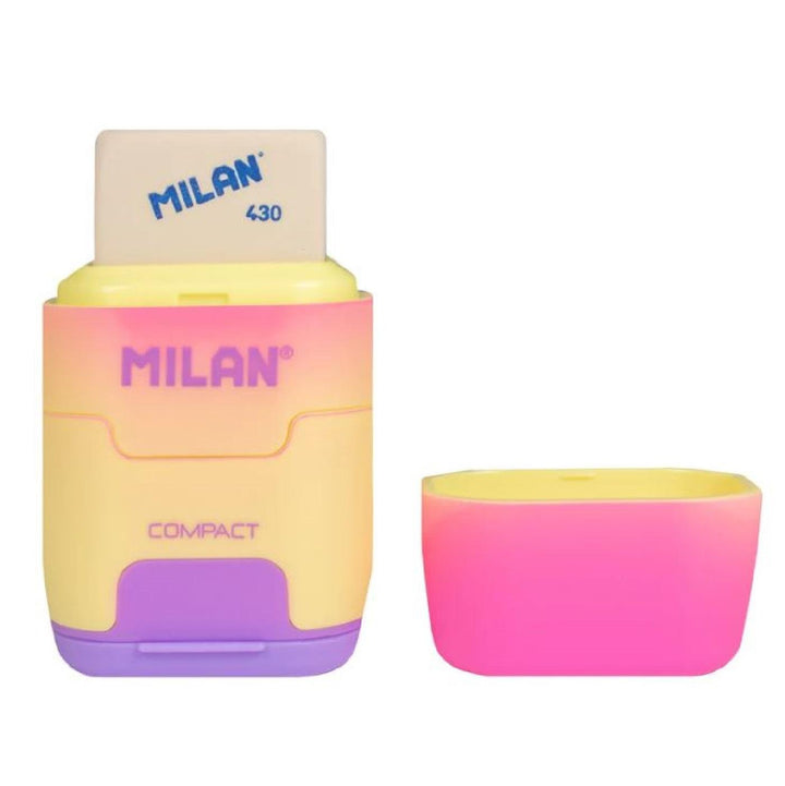 Milan Sunset Capsule Sharpener and Eraser
