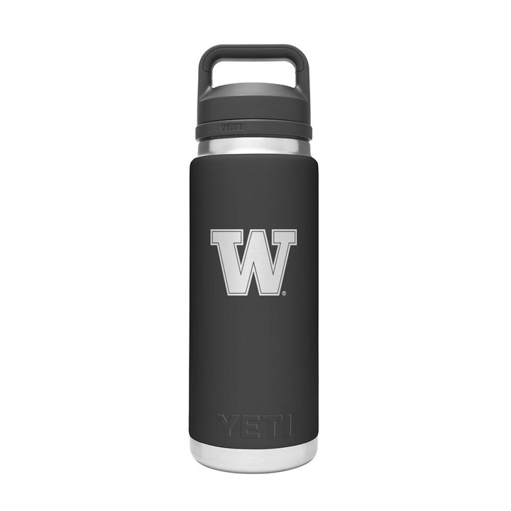 YETI Black W Rambler with Chug Cap 26oz