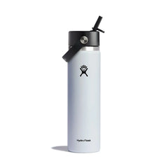 Photo of Hydro Flask White Wide Flex Straw Cap Water Bottle 24oz.