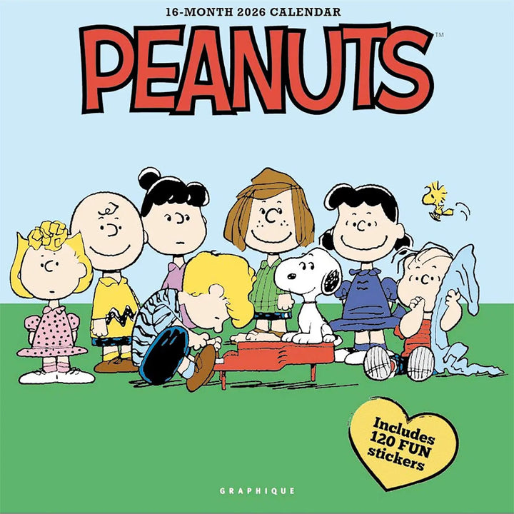 Graphique De France 12" x 12" Peanuts Happiness Is Wall Calendar