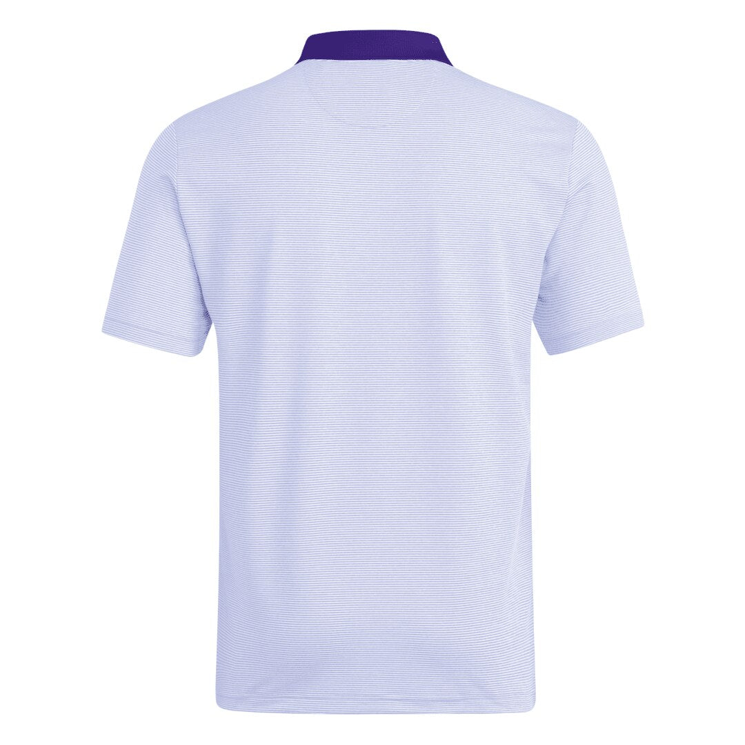 adidas Men's SS25 W Badge Ultimate365 Striped Polo