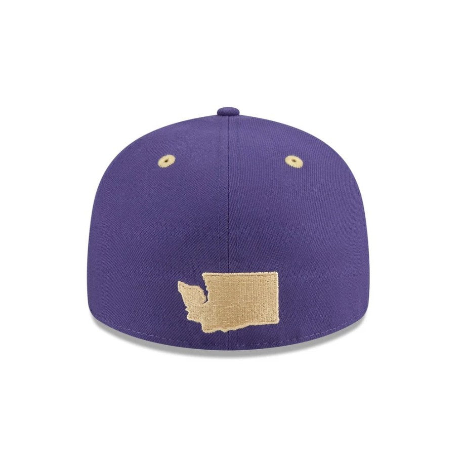 New Era Purple Washington Huskies SS26 Low Profile 59Fifty Fitted Hat
