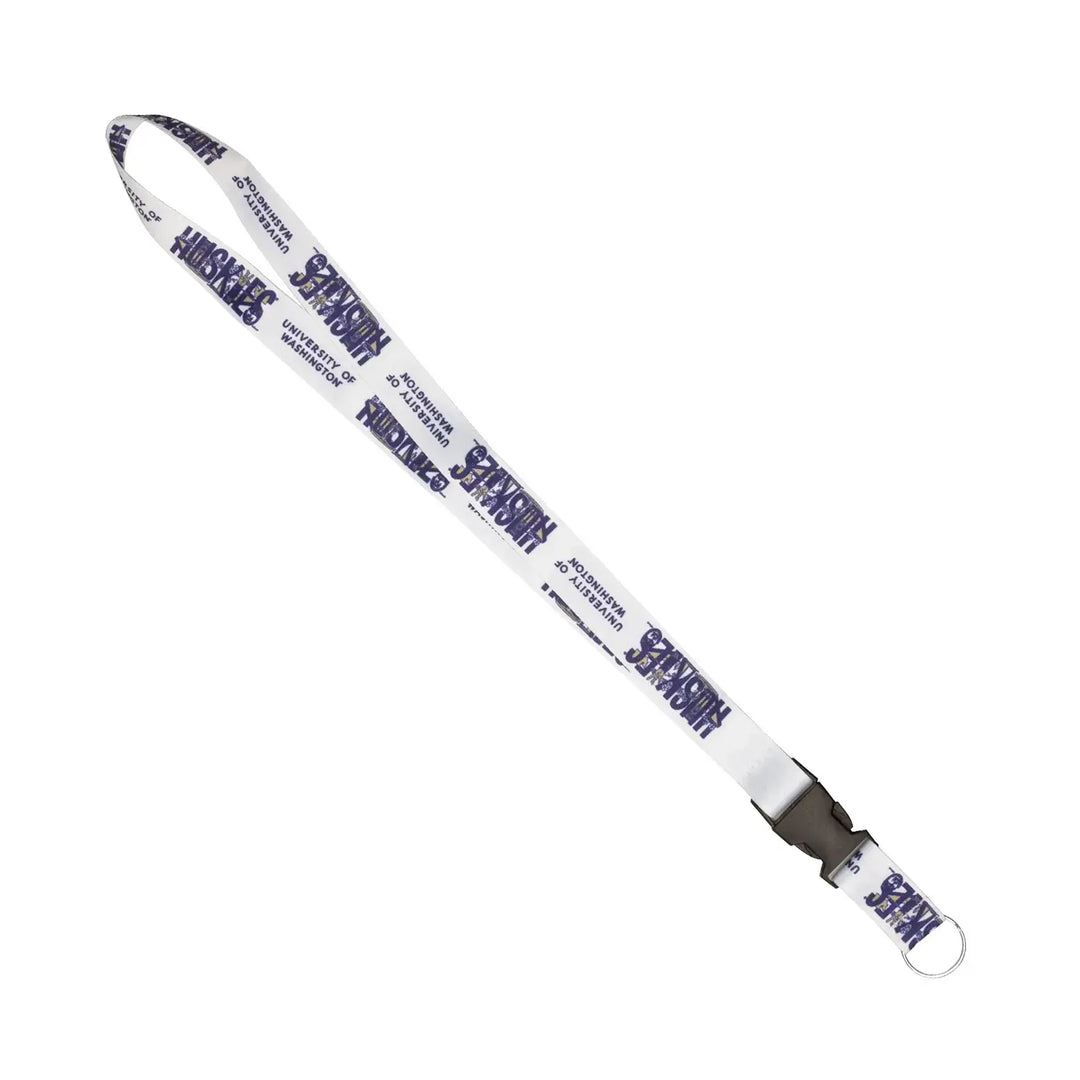 Neil Regina U of WA Huskies Satin Pull-Apart Buckle Lanyard