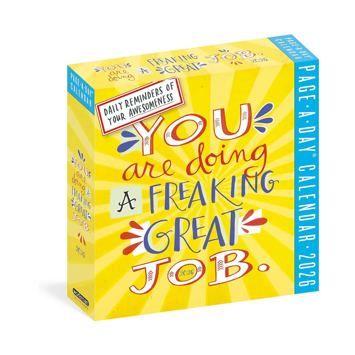 You Are Doing a Freaking Great Job Page-A-Day Calendar 2026