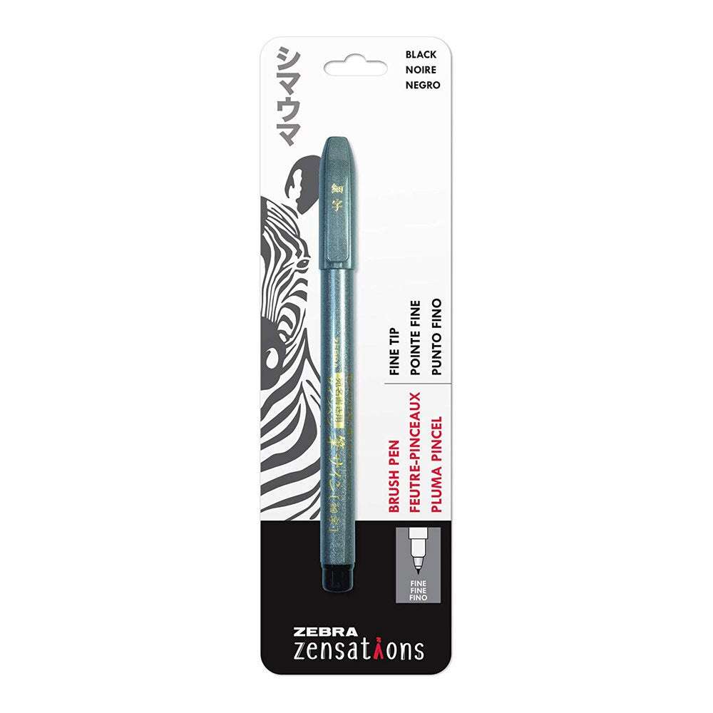 Zebra Zensations Black Fine Point Brush Pen