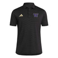 adidas Men's Washington Huskies Ultimate365 Striped Polo thumbnail