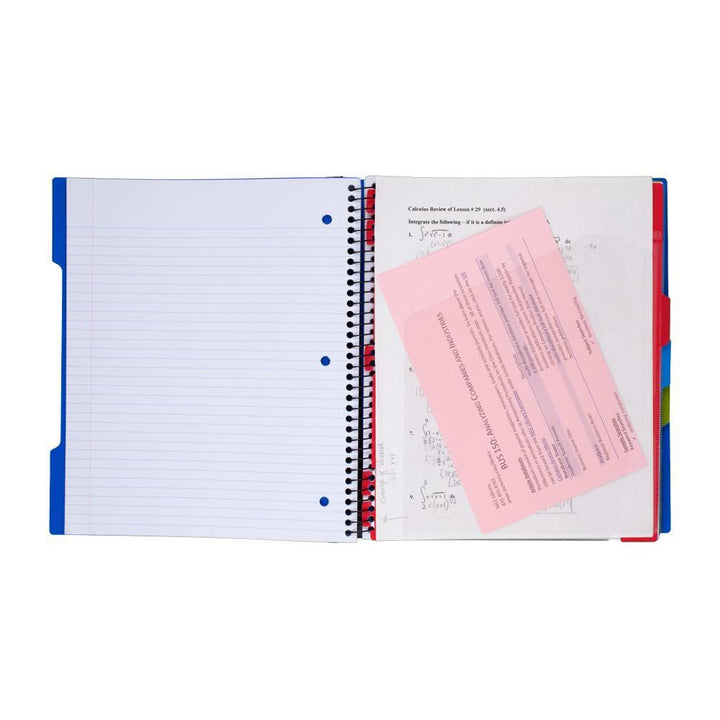 Five Star Advance Assorted 3 Subject College Spiral Notebook