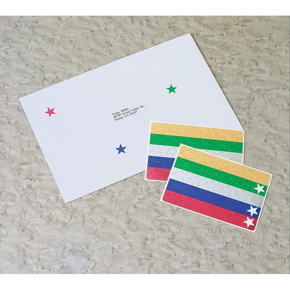 Avery Assorted Colored 0.5" Foil Stars 440 Count