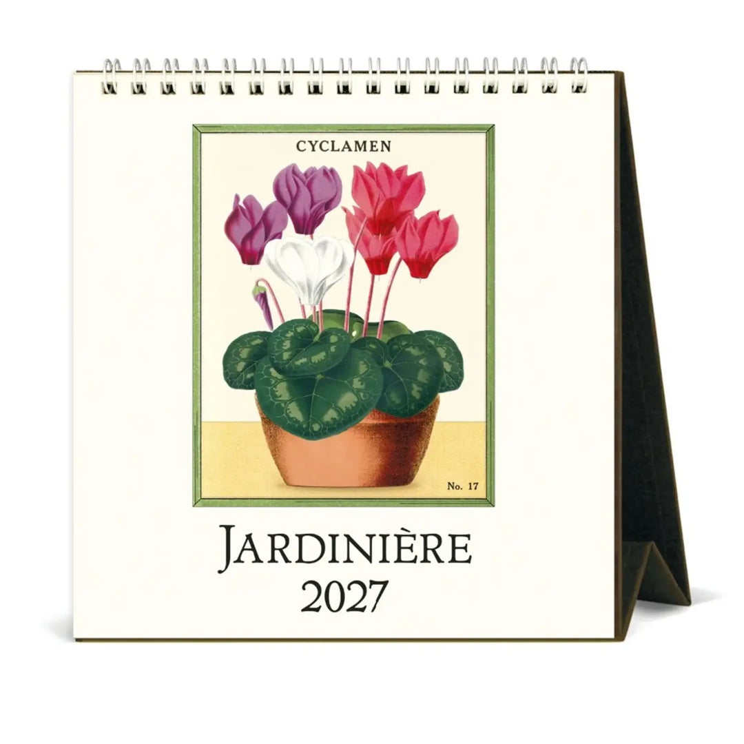 Cavallini Jardiniere 2027 Desk Calendar