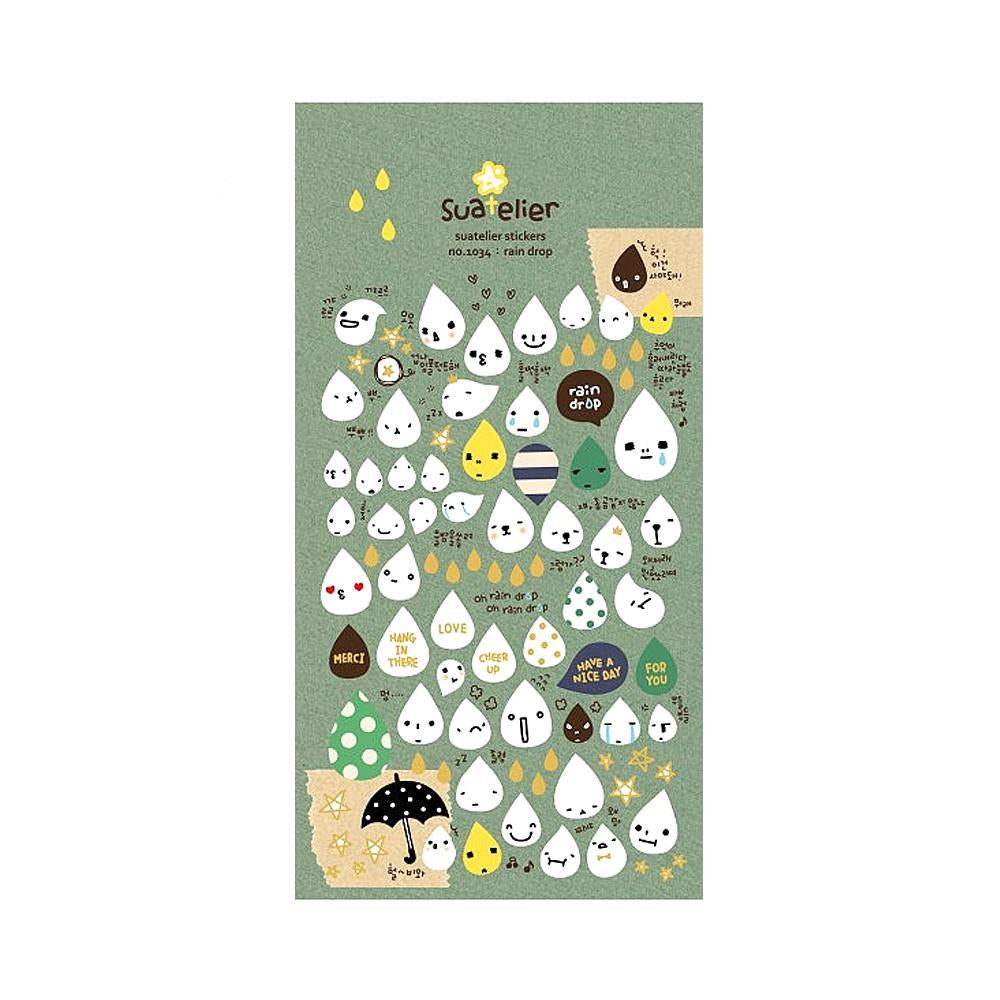 BC Mini Sonia Rain Drop Stickers