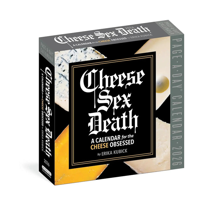 Cheese Sex Death Page-A-Day Calendar 2026