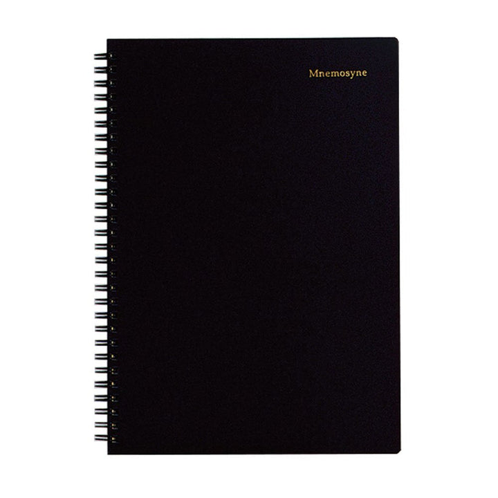 Maruman Black Mnemosyne 5mm Dot Grid Spiral Notebook 80ct