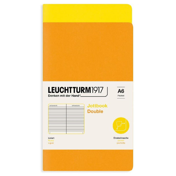 Leuchtturm 1917 Jottbook Double Pack A6 Flexcover Notebook 59ct