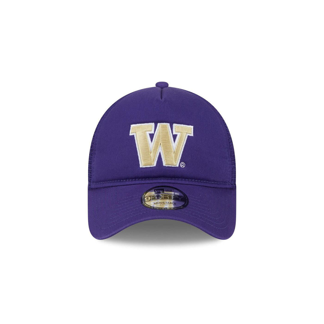 New Era Purple 9Forty A Frame Trucker Hat