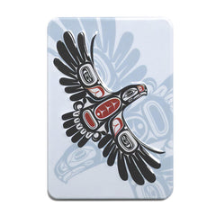 Native Northwest Eagle's First Flight Embossed Metal Magnet