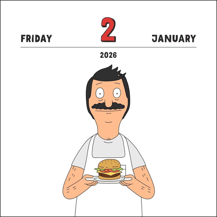Bob's Burgers 2026 Day-to-Day Calendar