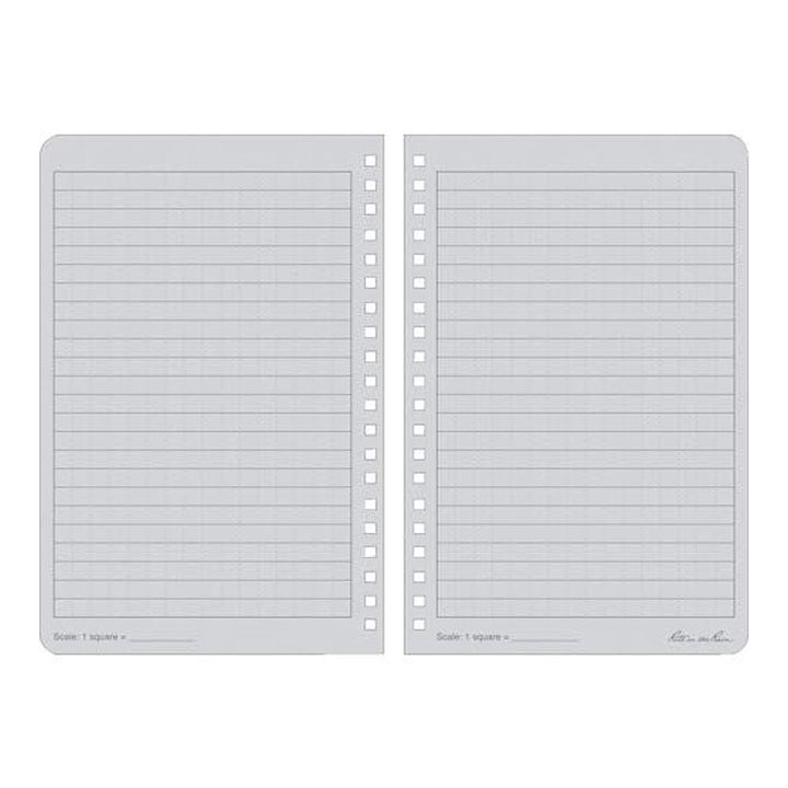 Rite in the Rain Black 4-7/8"x7" Spiral Notebook 32ct