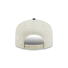 New Era White Purple Washington Huskies 19Twenty STACKED Relaxed Snapback Hat Hover