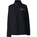 Lands' End Women's UW School of Social Work Thermacheck Fleece Quarter Zip Black thumbnail