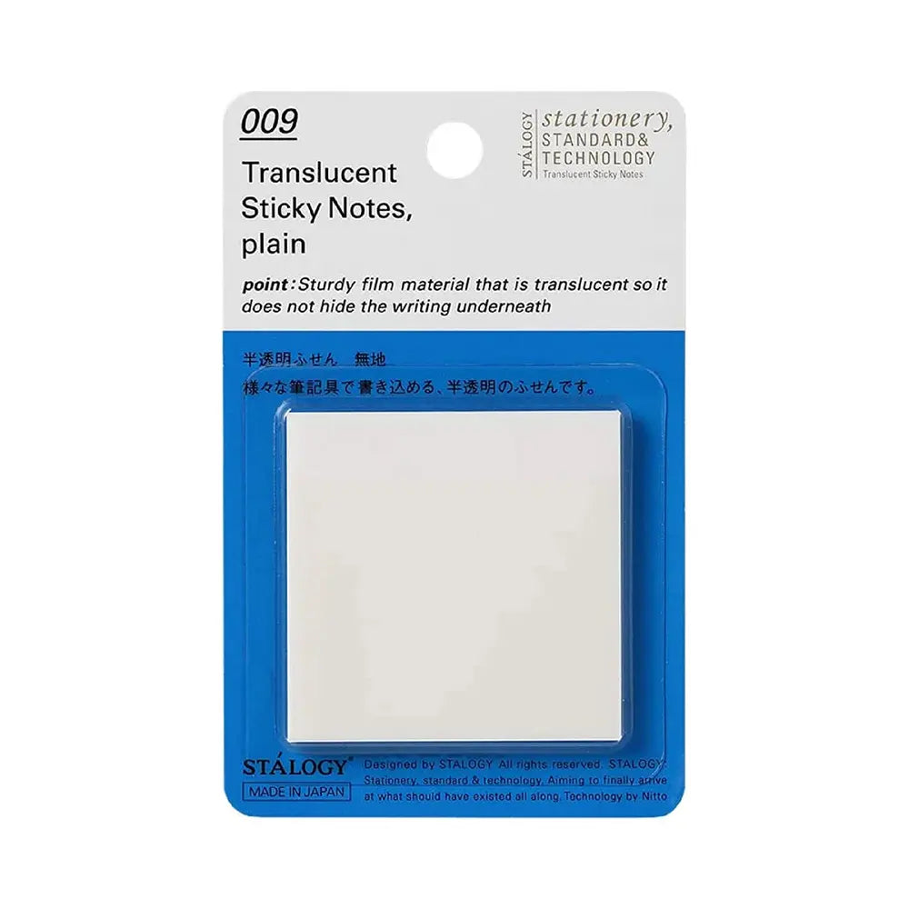 Stalogy Translucent Sticky Notes
