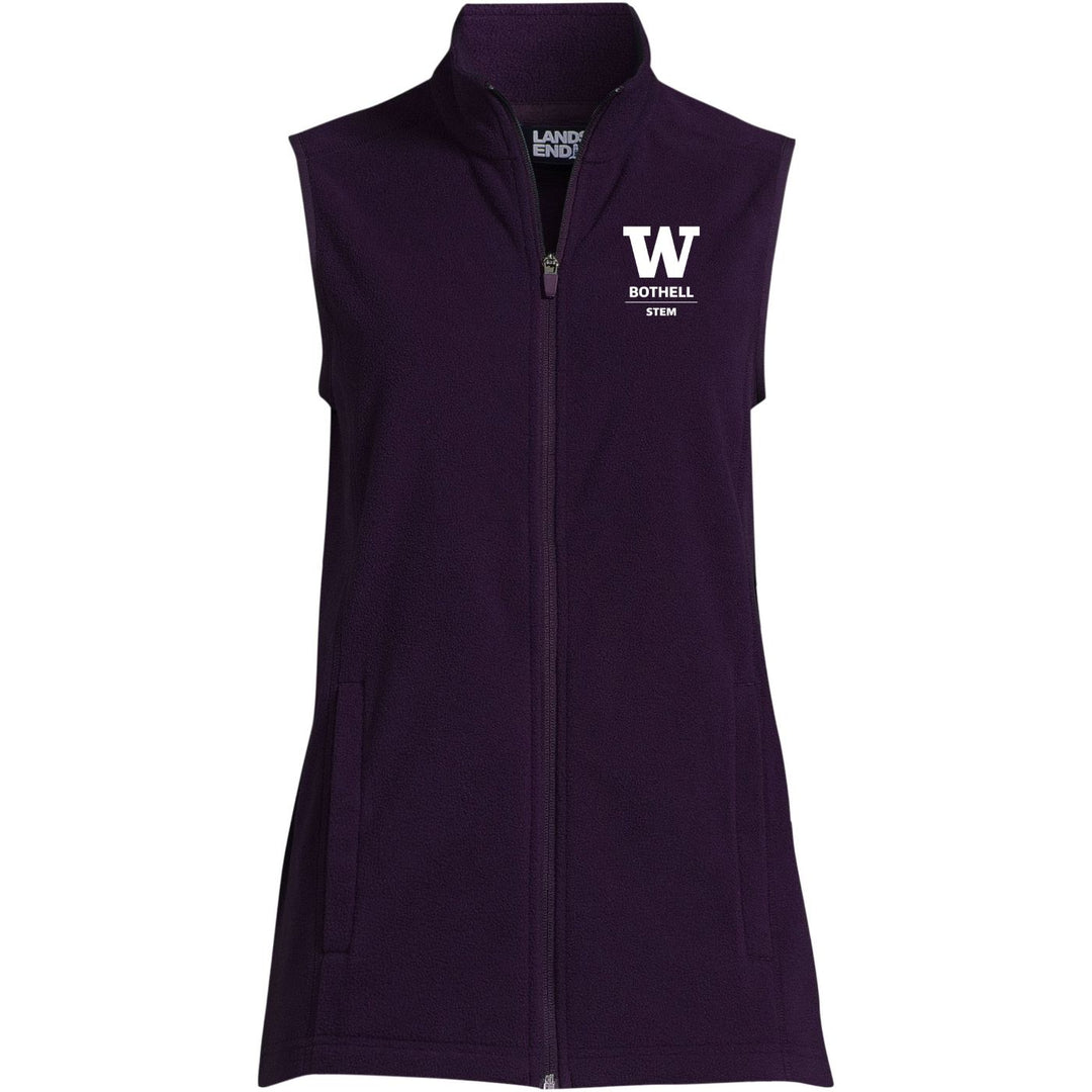 Lands' End Women's UW Bothell STEM Thermacheck Fleece Vest