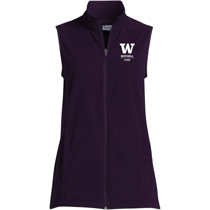 Lands' End Women's UW Bothell STEM Thermacheck Fleece Vest