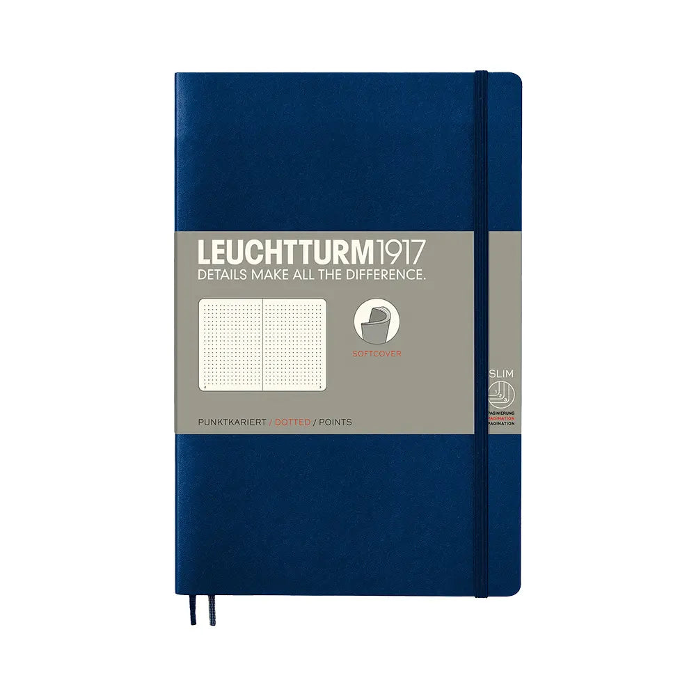 Leuchtturm 1917 B6+ Paperback Softcover Notebook 123ct