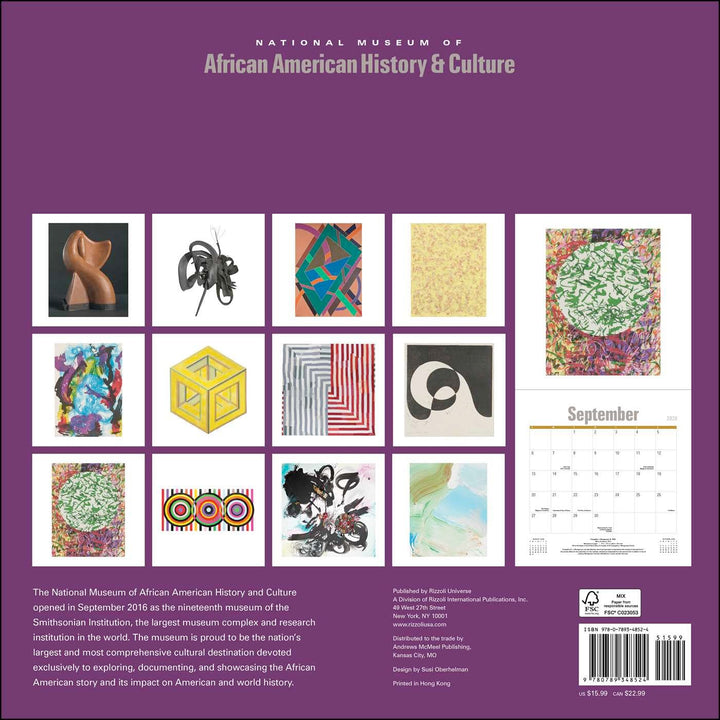 National Museum of African American History and Culture 2026 Wall Calendar