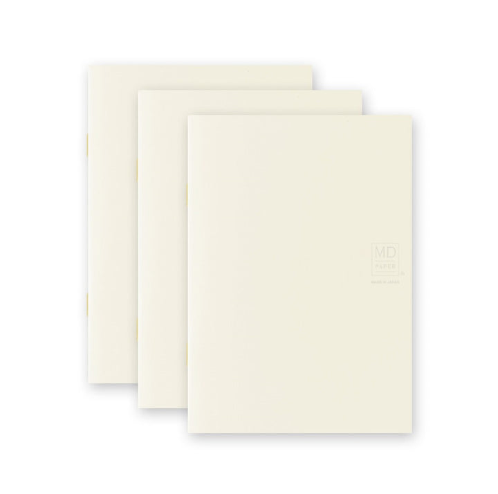 Midori A6 MD Blank Stapled Notebook Light 48ct 3 Pack
